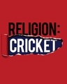 Shop Men's Red Religion Cricket T-shirt-Full