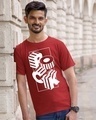 Shop Men's Red Rock Graphic Printed T-shirt-Front