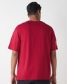 Shop Men's Red Badaxe Graphic Printed Oversized T-shirt-Full