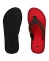 Shop Men's Red Self Design Flip Flops-Design