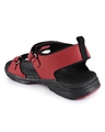 Shop Men's Red Self Design Sandals-Full