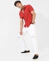 Shop Men's Red Textured Shirt-Design