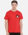 Shop Men's Red Sleepy Head Graphic Printed T-shirt-Front