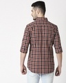 Shop Men's Red Slim Fit Casual Check Shirt
