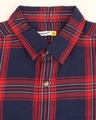 Shop Men's Red Slim Fit Casual Check Shirt