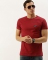 Shop Men's Red Solid T-shirt