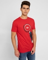 Shop Men's Red Something's Fishy Graphic Printed Slim Fit T-shirt-Design