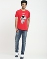 Shop Men's Red Spaced NASA Apple Cut Graphic Printed T-shirt-Design