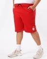 Shop Men's Red Spider Man Plus Size Side Printed Shorts-Design