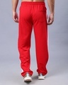 Shop Men's Red Striped Relaxed Fit Track Pants-Full