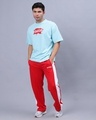 Shop Men's Red Striped Relaxed Fit Track Pants