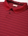 Shop Men's Red Striped Stylish Half Sleeve Casual T-shirt