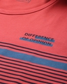 Shop Men's Red Stripes Sleeveless T-shirt-Full