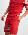 Shop Men's Red T-Shirt & Shorts Set-Full