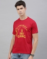 Shop Men's Red Thala Gang Graphic Printed T-shirt-Front