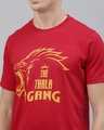 Shop Men's Red Thala Gang Graphic Printed T-shirt-Full