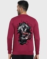 Shop Men's Red Venom Graphic Printed Sweatshirt-Design