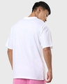 Shop Pack of 2 Men's Red & White Oversized T-shirt-Design