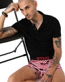 Shop Pack of 2 Men's Red & White Striped Printed Cotton Trunks