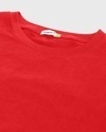 Shop Men's Red Work Hard Box Typography Oversized T-shirt