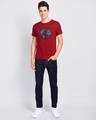 Shop Men's Red World Peace T-shirt-Design