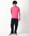 Shop Men's Pink T-shirt-Full