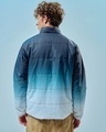 Shop Men's Blue Color Block Plus Size Puffer Jacket-Design