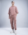 Shop Men's Pink Super Loose Fit T-shirt-Full