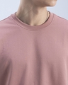 Shop Men's Pink Super Loose Fit T-shirt