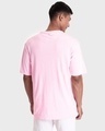 Shop Men's Pink & White Color Block Oversized T-shirt-Design