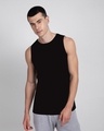 Shop Pack of 2 Men's Black & Grey Vest-Design