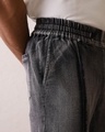 Shop Men's Rugged Grey Washed Relaxed Fit Jogger Jeans