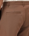 Shop Men's Brown Loose Fit Korean Pants