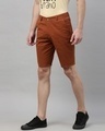 Shop Men's Rust Solid Casual Shorts-Design