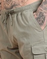 Shop Men's Sage Green Cargo Jogger Pants-Full