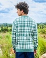 Shop Men's Sage Green Checked Sweater-Design