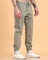 Shop Men's Sage Green Jogger Pants-Design