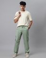 Shop Men's Sage Green Loose Comfort Fit Cargo Pants