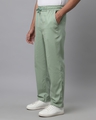 Shop Men's Sage Green Loose Comfort Fit Pants-Design