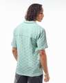 Shop Men's Sage Green Textured Oversized Shirt-Design