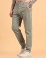 Shop Men's Sage Green Pants-Front