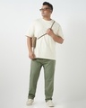 Shop Men's Sage Green Plus Size Pants-Full