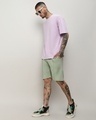 Shop Men's Sage Green Shorts-Full