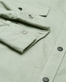 Shop Men's Sage Green Slim Fit Cargo Shirt