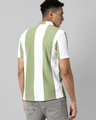 Shop Men's Sage Green Striped Shirt-Design