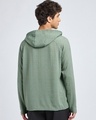Shop Men's Sage Green Textured Lace Hoodies-Design
