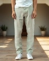 Shop Men's Sage Green Trousers-Front