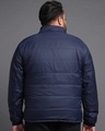 Shop Men's Sage & Navy Plus Size Reversible Puffer Jacket