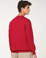 Shop Men's Salsa Red Oversized Sweatshirt-Full
