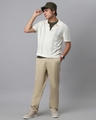 Shop Men's Sand Beige Loose Comfort Fit Pants